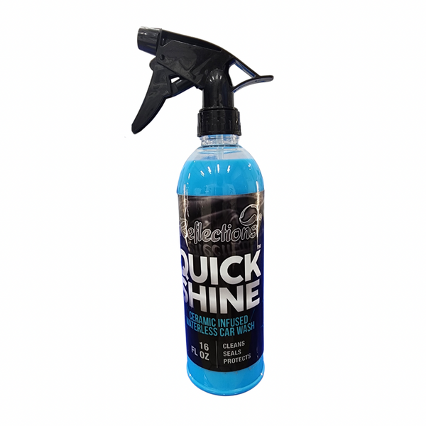 Quick Shine Ceramic Infused Waterless Car Wash – Reflections Auto Detailing  LLC